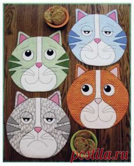 Kippers sewing pattern by Susie C. Shore Designs #catsewing #catsewingpattern  #placematdiy #placematpatterns #placematideas