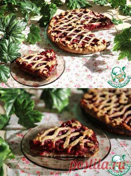 Легкий пирог с ягодами - кулинарный рецепт