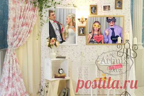 Стильные аксессуары для свадебной фотосессии | Фотозона - Артмикс Декор