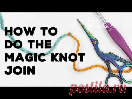 Magic Knot for Joining Yarn (Fisherman's Knot) How to Join Yarn Together | Beginners Crochet Tip