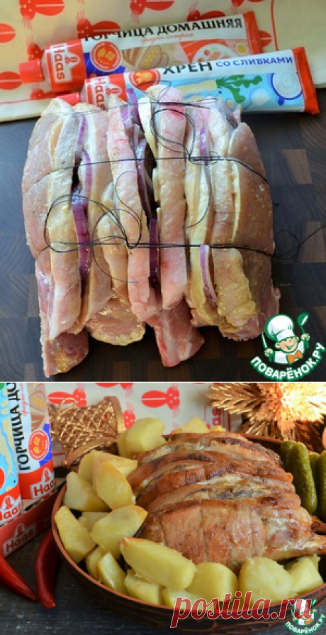 Свиная корейка в горчично-хреновом маринаде – кулинарный рецепт