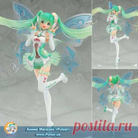 Оригинальная аниме фигурка Hatsune Miku GT Project - Racing Miku 2017 Ver. 1/1 Complete Figure