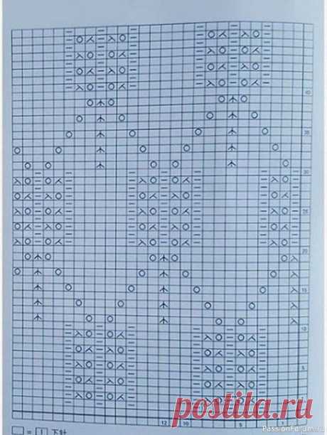 Невероятно красивый узор. Схема с расшифровкой.