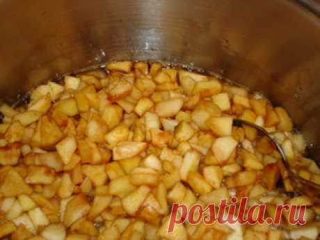 Заготовки на зиму из яблок для пирога, рецепт
