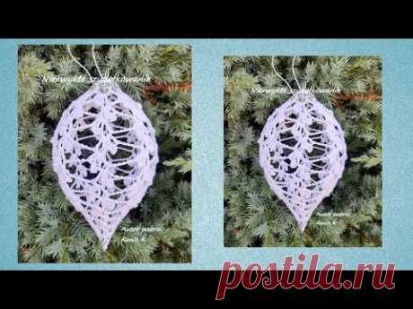 Bombka na szydełku 13 cm . Autor wzoru/ Author  Renia K. Christmas ball crochet tutorial. No. 2