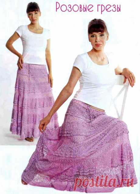 Воздушные ажурные юбки — то, что надо для лета. Схемы крючком | Paradosik_Handmade Пульс Mail.ru