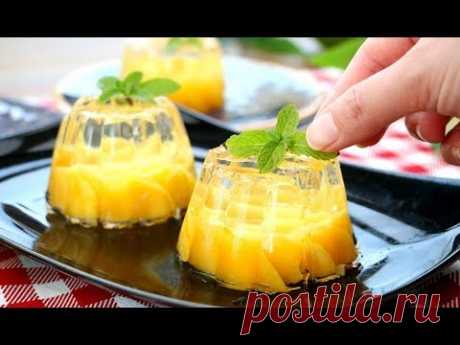 How to Make Mango Rose Jelly Pudding