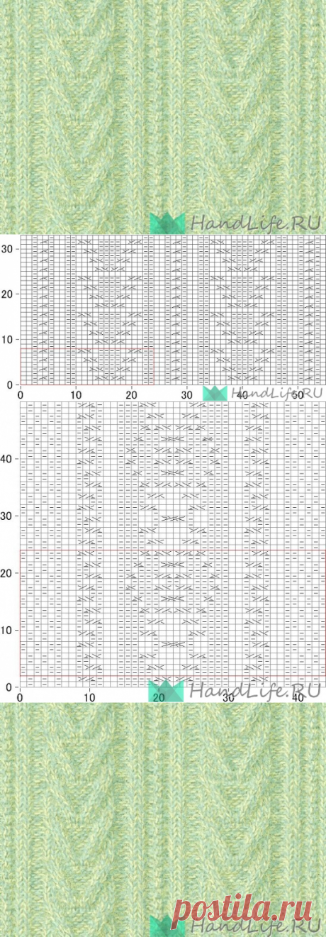Узоры спицами / Вязание