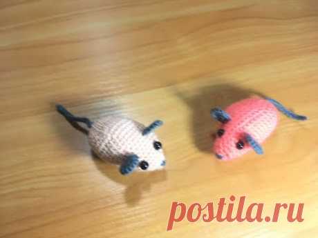 Самый простой и быстрый способ вязания мышки/The easiest and fastest way to crochet a mouse