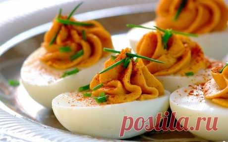 25 вариантов начинки для фаршированных яиц — Вкусные рецепты