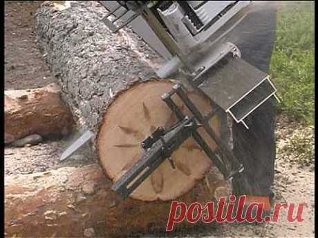 Chainsaw sawmill - Яндекс.Видео