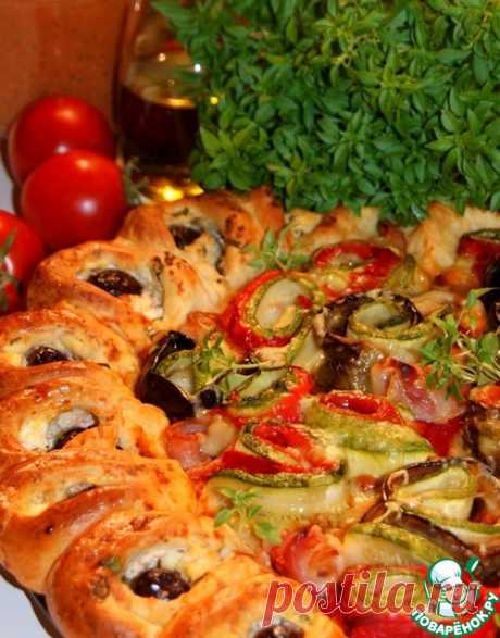 Пирог в средиземноморском стиле – кулинарный рецепт
