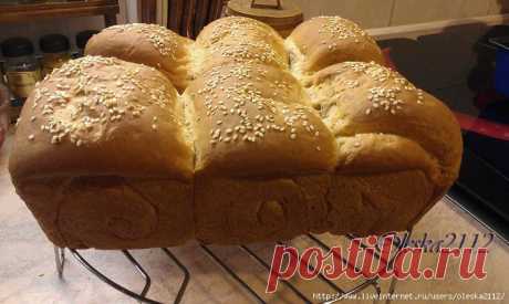 Пшеничный хлеб на заварном креме