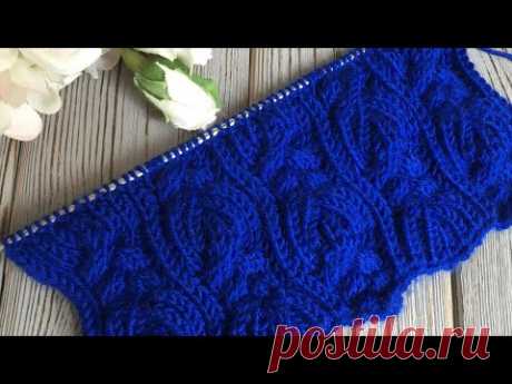 ЭТОТ УЗОР НЕВЕРОЯТНО КРАСИВ ! А ВЯЖЕТСЯ ОЧЕНЬ ПРОСТО! knittingpatterns