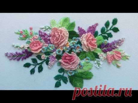 ЦВЕТОЧНАЯ ВЫШИВКА  \  FLOWER EMBROIDERY