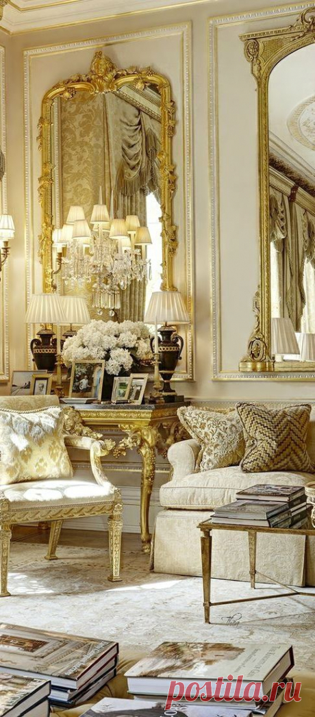 ⊱⚜my parisian life⚜⊰ — French Living Room