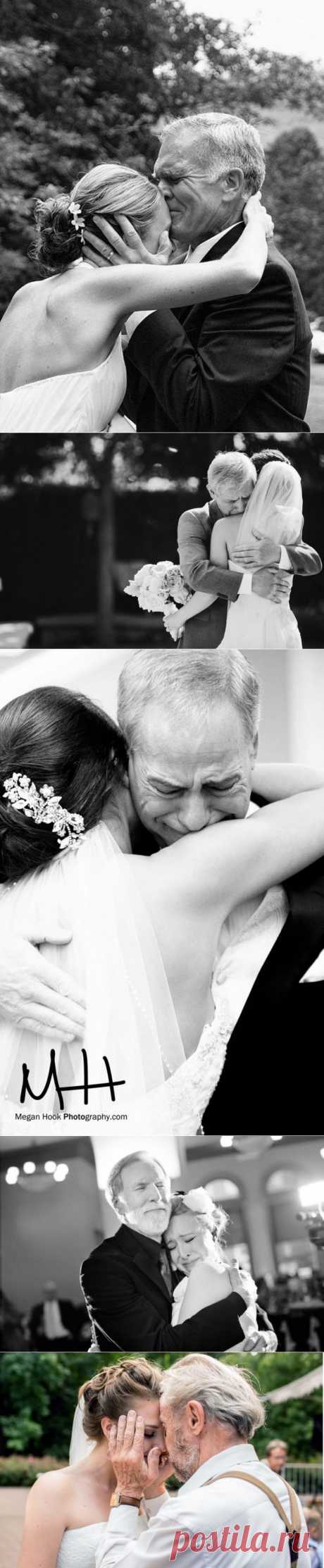 15 безумно трогательных фотографий невест и их отцов / Все для женщины