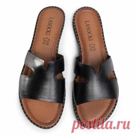 Сланцы LASOCKI - WI23-FOXI-06 Black - Шлёпанцы на каждый день - Шлёпанцы - Шлёпанцы и босоножки - Женская | eobuv.com