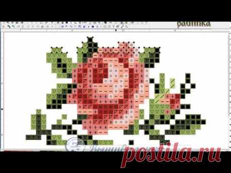 Как сделать схему для бисера из схемы для крестика в Pattern Maker