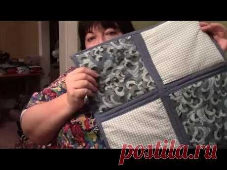 How to Quilt As You Go (QAYG) with Sashing and Self Binding - Sewing Tutorial