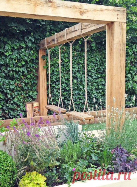 (300) Swing Garden - Really Nice Gardens | Outdoor Kitchen