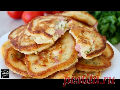 Как Приготовить Вкусные ОЛАДЬИ С НАЧИНКОЙ!