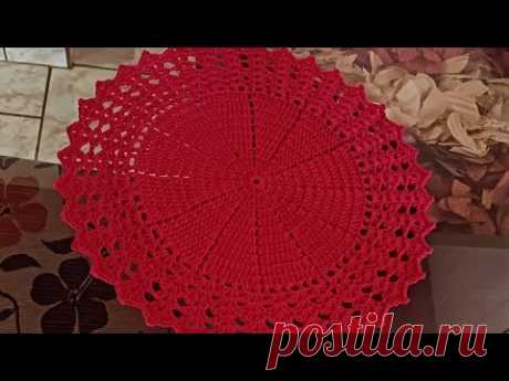 Sousplat Pink   #sousplatcroche #crocheiniciante