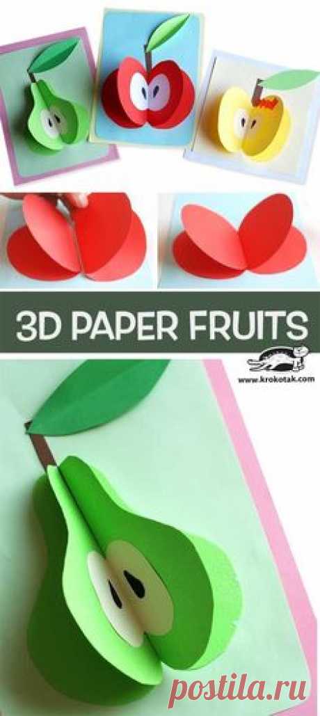 Krokotak | 3D papír FRUITS