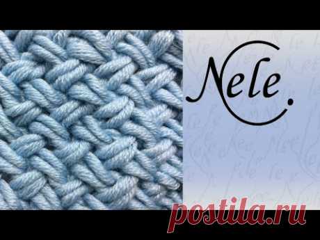 Flechtmuster - Muster stricken - basket weave - criss cross stitch - DIY by NeleC.