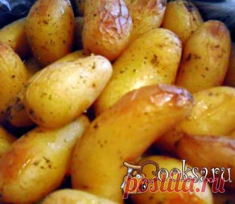 Запеченный картофель с розмарином и чесноком фото рецепт приготовления