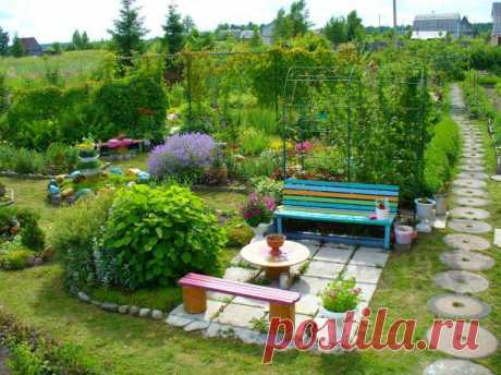 Уютный сад » Садик-огородик