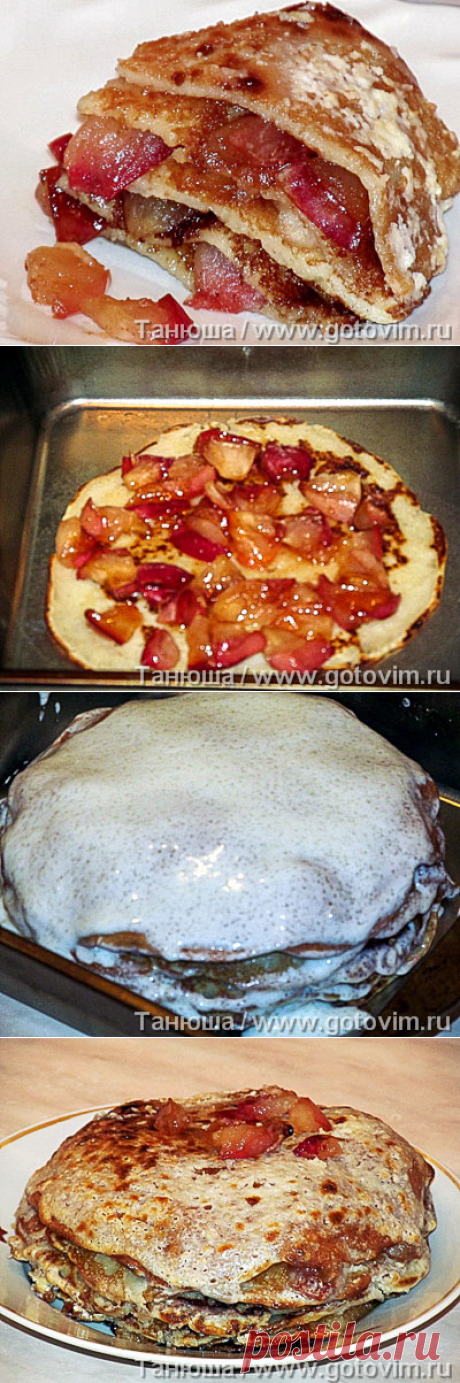 Прити-лакшанам (блинный яблочный пирог, торт) - Антрекот - большая кулинарная книга