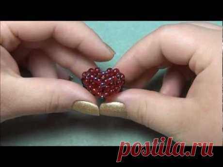 Puffy Beaded Heart Ring Tutorial Updated