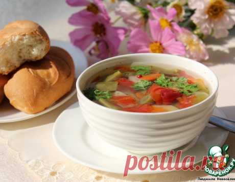 Суп с фасолью и овощами – кулинарный рецепт