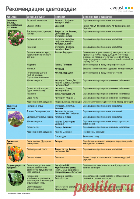 Рекомендации по защите культур
