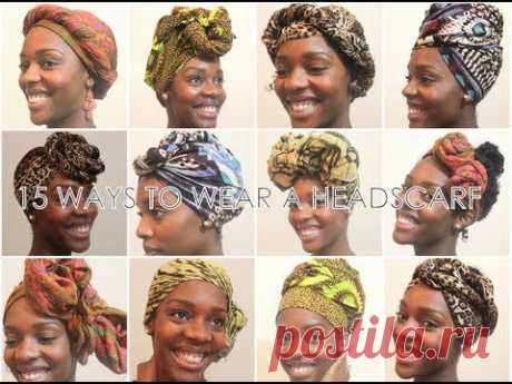 15 Ways to wear a Headscarf - YouTube