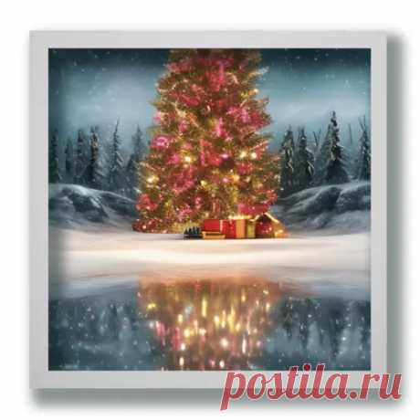 Фотоплитка Новогодний арт #4635316 в Москве, цена 890 руб.: купить фото рамку с принтом от Anstey в интернет-магазине