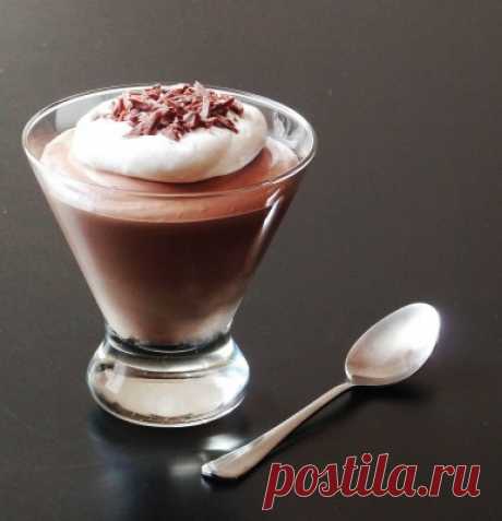 Шоколадно-сливочный мусс - Десерты