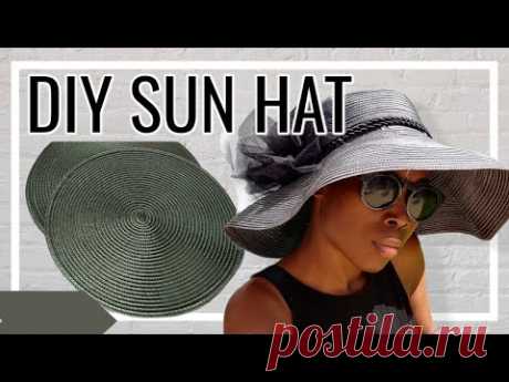 How to Make a DIY Sun Hat From Placemats