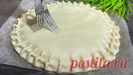 Домашний пирог с картофелем и мясом. Необыкновенно простой рецепт. Делюсь | Uzbek_food | Дзен