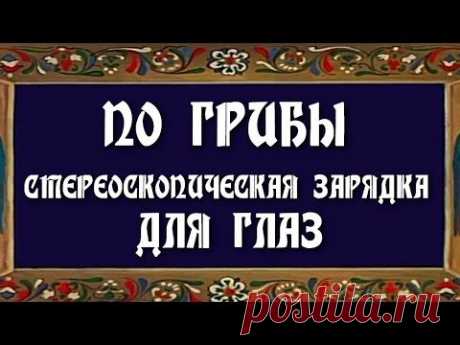 Зарядка для глаз "По грибы" Уникальная аккомодационная зарядка для глаз «По грибы» построена на методике стереоскопического восприятия парной картинки, путём пересечения зрительной линии. Эффект наблюдения приближающихся и удаляющихся подобных картинок из зарядки для глаз «По грибы» является одним из лучших средств тренировки аккомодационного аппарата, а так же устраняет такие дефекты зрения, как дальнозоркость, близорукость и амблиопию (ленивый глаз).