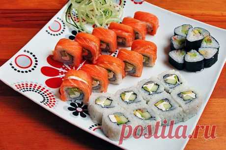 Роллы и суши в домашних условиях пошаговый рецепт с фото. Домашние роллы и суши получаются намного вкуснее тех, которые готовят в ресторанах.