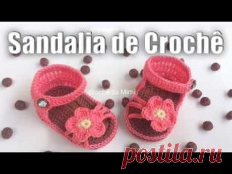 O maior sucesso aqui no #crochedamimi é o #passoapasso desta #sandaliadecroche para #bebe. Quer aprender ela também? Então separe sseus materiais e bom #croc...