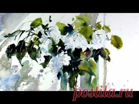 Watercolour Flowers in the style of Chien Chung Wei | DEMO 10 Kevin Chapman