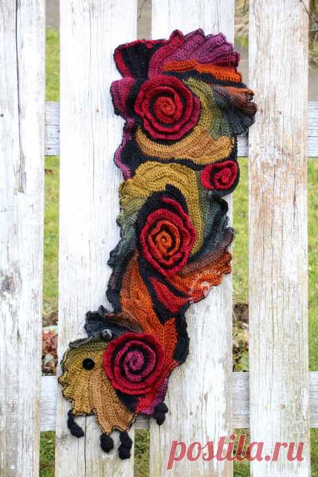 Rainbow crochet cowl Boho style scarf Rainbow neckwarmer