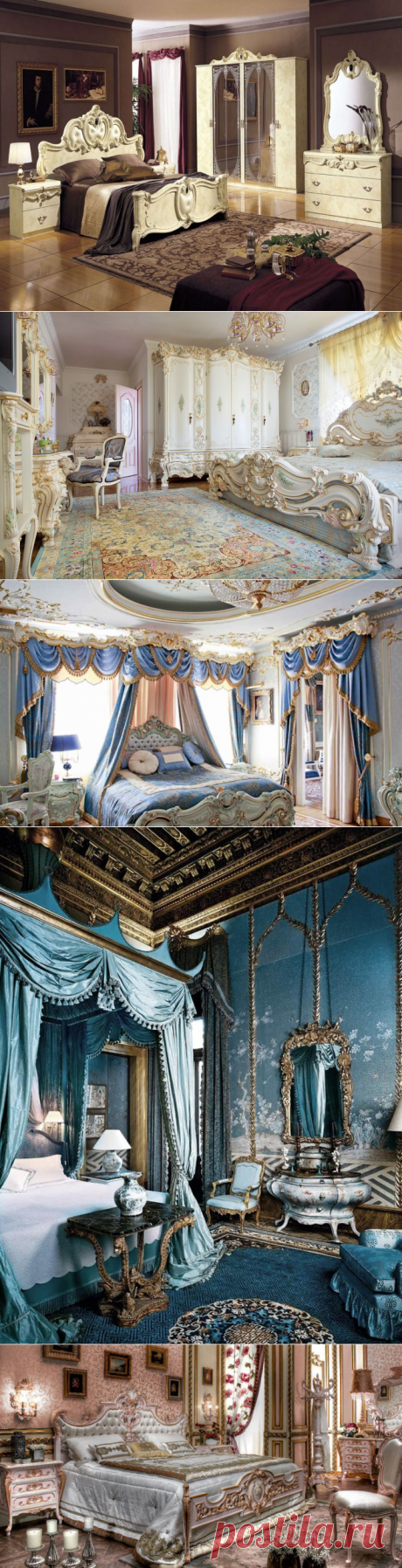 Bedrooms in the Rococo Style | Interior Design Pictures
