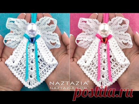 DIY Tutorial Learn How to Crochet My Sweet Angel (Granny Square Ornament)