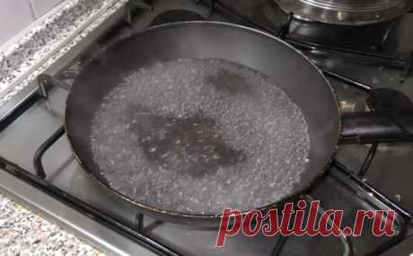 Как убрать нагар с чугунной сковороды? — Полезные советы