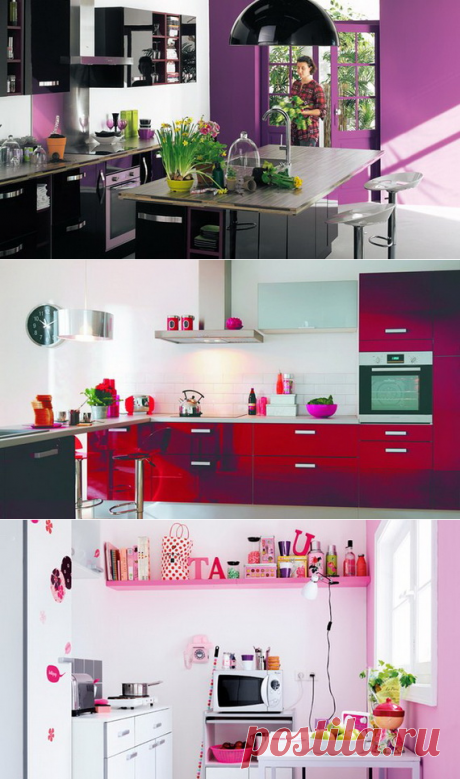 مطابخ بألوان جديدة - مطابخ جرئية بألوان جديدة - ديزاين مطابخ 2021 - Colorful kitchen decoration 2021