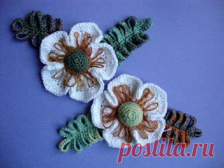 Как вязать цветок Вязание крючком Урок 24 Crochet flower pattern - YouTube